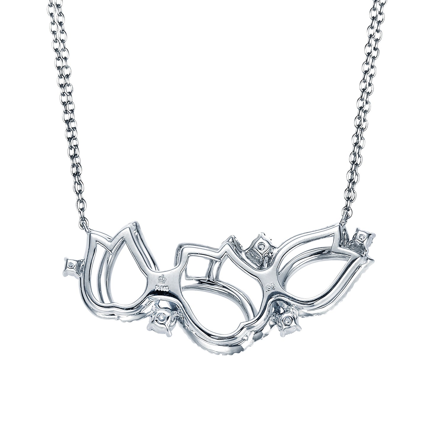 フロリアード プラチナ ダイヤモンド ペンダント