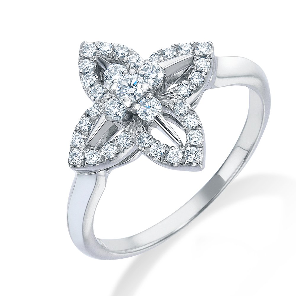 フロリア―ド プラチナ ダイヤモンド リング