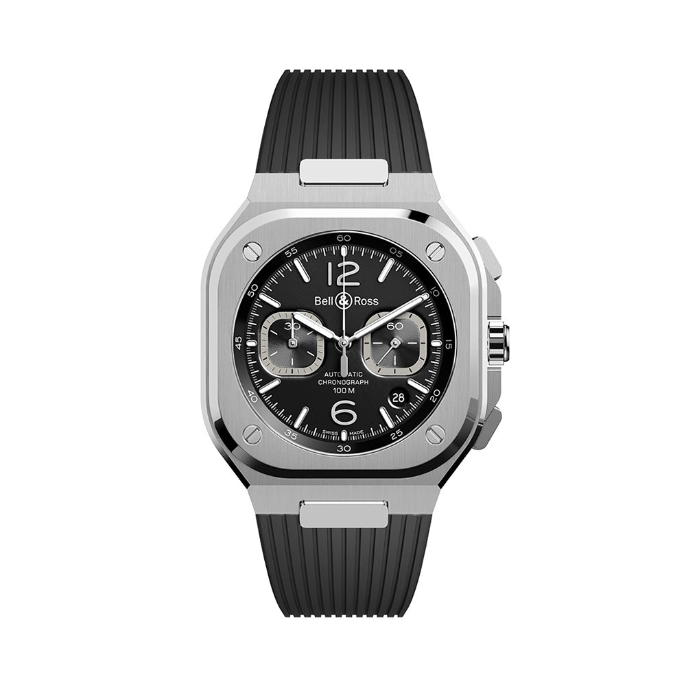 BR 05 CHRONO BLACK STEEL
