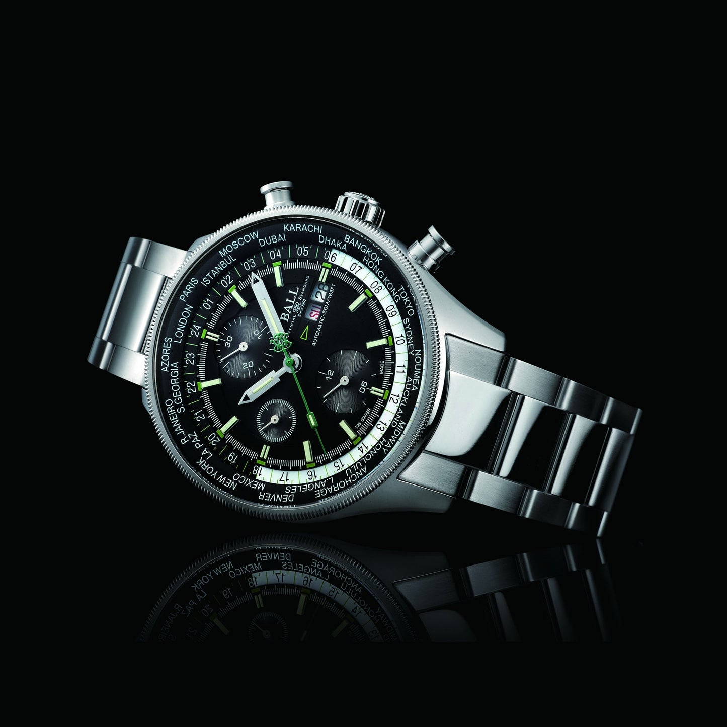 エンジニア II ナビゲーター ワールドタイム クロノグラフ