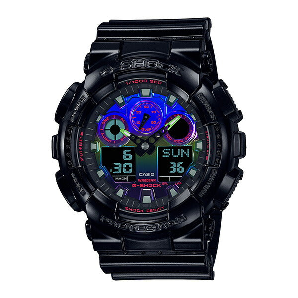 ANALOG-DIGITAL GA-100 Series「Virtual Rainbow:Gamer’s RGBシリーズ」GA-100RGB-1AJF