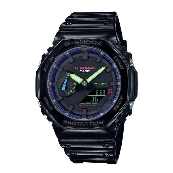 ANALOG-DIGITAL 2100 Series「Virtual Rainbow:Gamer’s RGBシリーズ」GA-2100RGB-1AJF