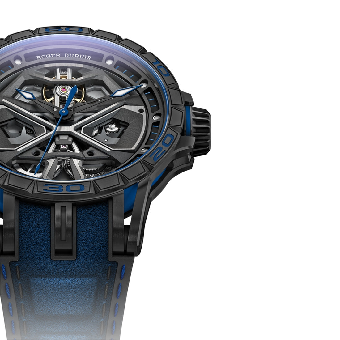 エクスカリバー スパイダー HURACÁN BLACK DLC TITANIUM 45MM