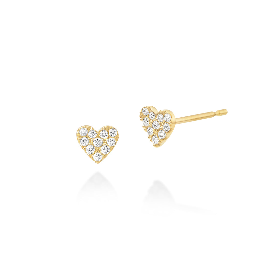 ハートパヴェピアス