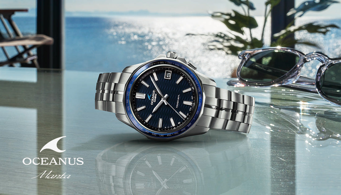 オシアナス OCEANUS Manta  Series に新作３針モデルが３型追加！
