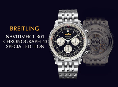 【新入荷】ナビタイマー 1 B01 クロノグラフ 43 スペシャルエディション S022B-1 NP