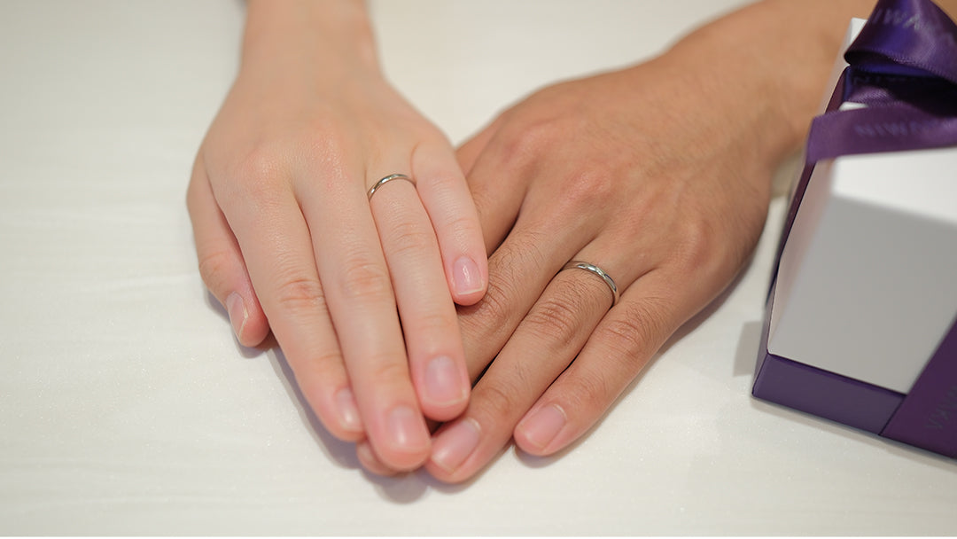 シンプルでキレイなNIWAKAの指輪にしました！