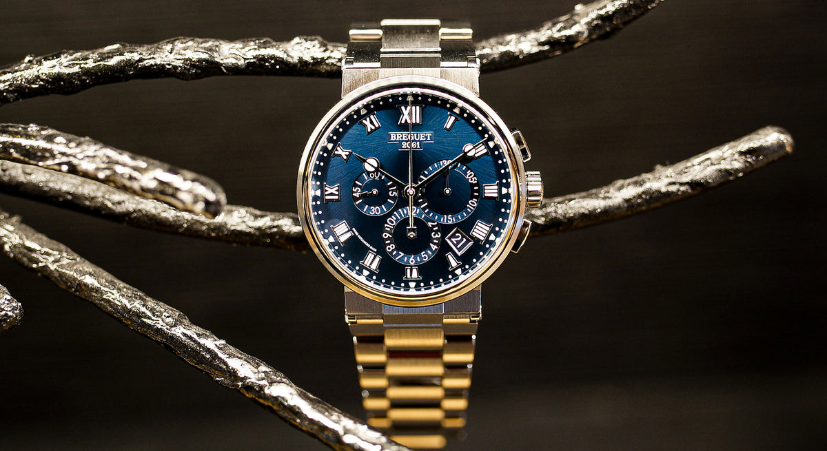 【新入荷】ブレゲ マリーン クロノグラフ 5547 Ref. 5527TI/Y1/TW0
