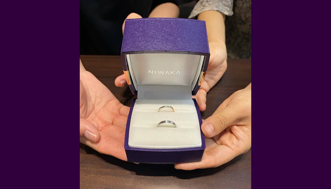 デザインと指輪のイメージ・ストーリーが気に入った「NIWAKA / ニワカ」を選びました
