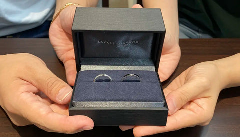 ダイヤモンドの輝きが綺麗だった「LAZARE DIAMOND / ラザール ダイヤモンド」を選びました