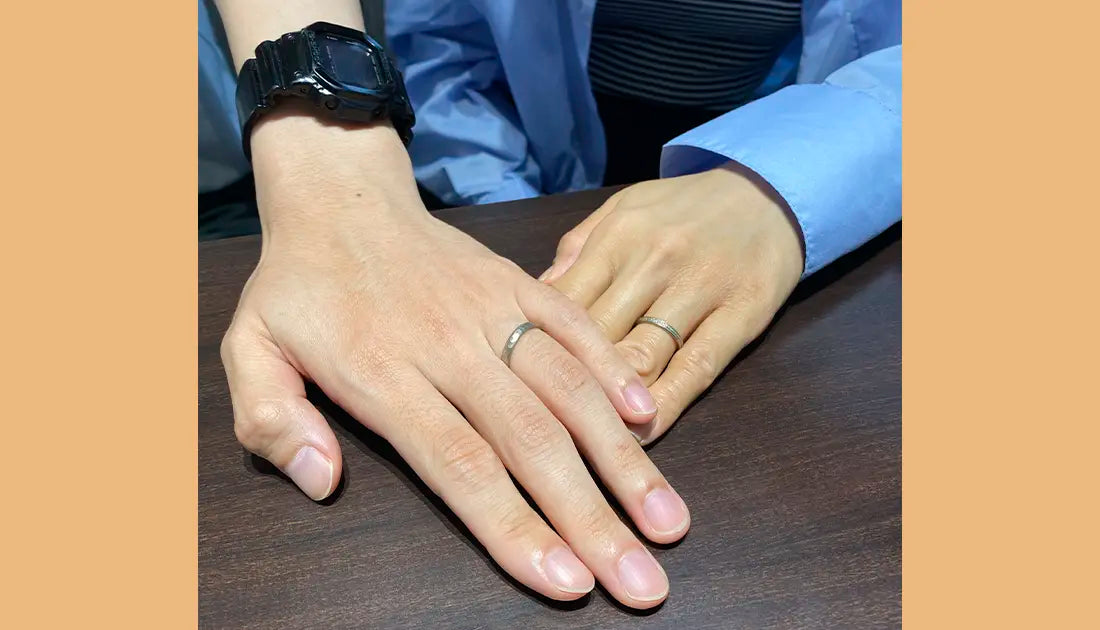 デザインや指輪のコンセプトがとっても素敵だったのと、ホワイトゴールドの色味が綺麗な「YUKA HOJO / ユカホウジョウ」を選びました