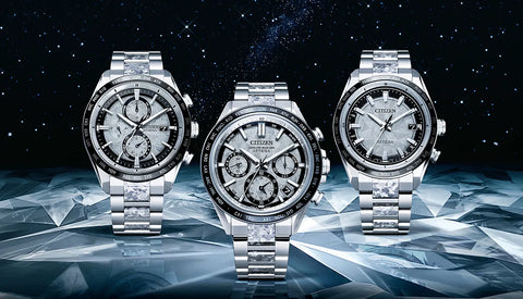 [CITIZEN ATTESA] 腕元を彩る 結晶チタニウム×デュラテクトプラチナの輝き プラチナムシャインコレクション登場