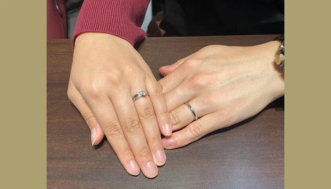 きれいなデザインだったので、「LAZARE DIAMOND/ラザールダイヤモンド」を選びました