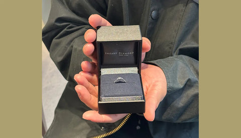 シンプルでダイヤモンドが美しかったので「 LAZARE DIAMOND / ラザール ダイヤモンド」を選びました