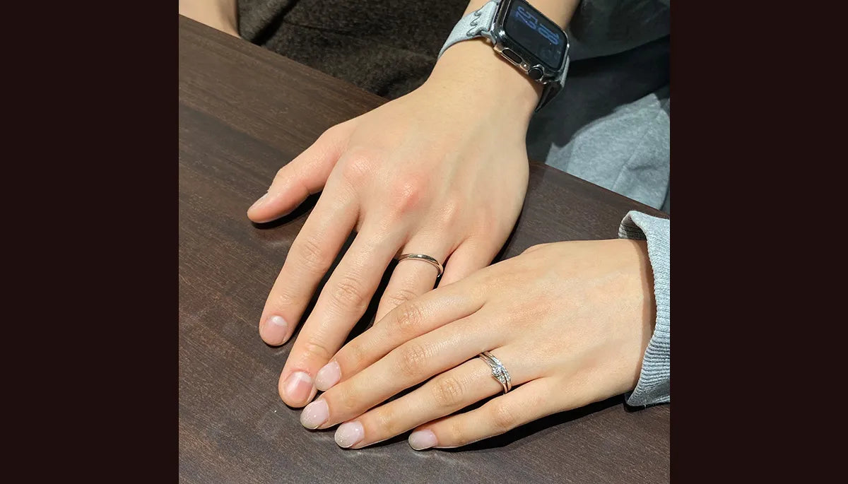 ダイヤがキラキラしていて綺麗だと思った「LAZARE DIAMOND / ラザール ダイヤモンド」を選びました