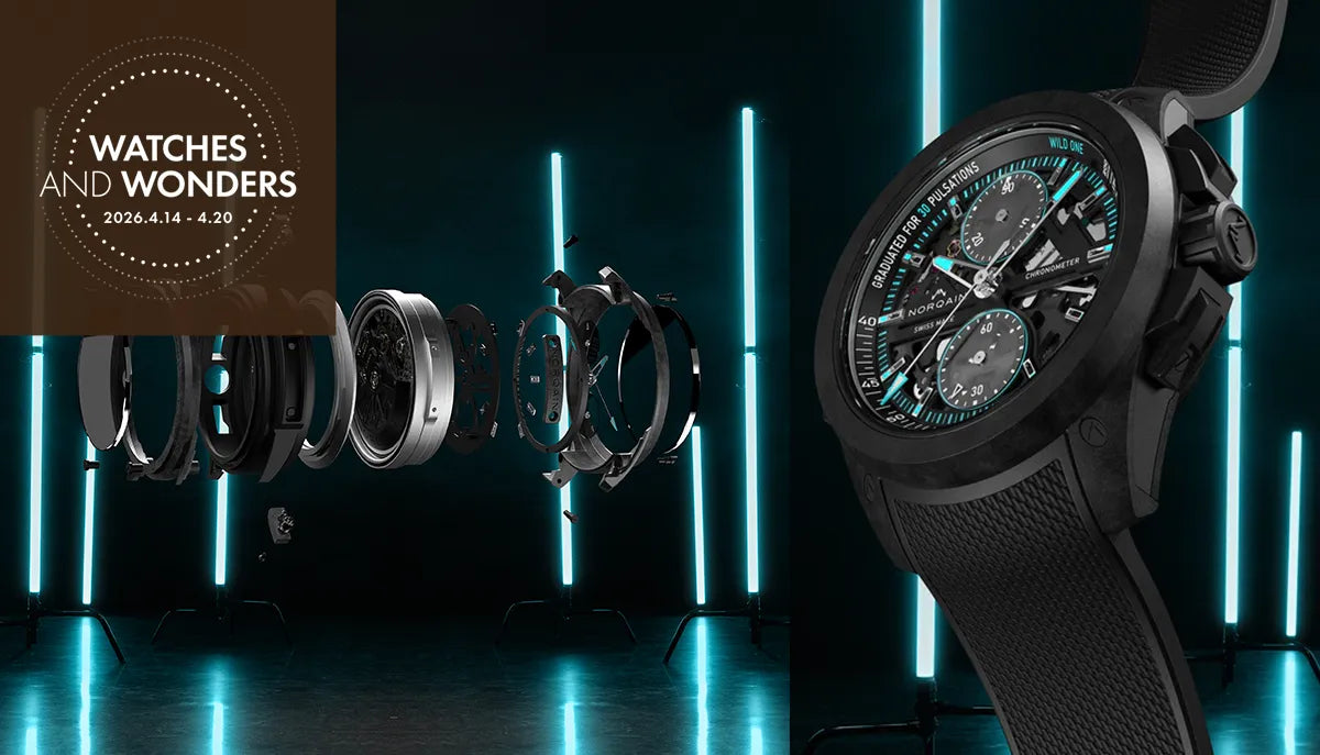 【WW2026】ノルケインから、フローティング・ディスクを搭載した新しいワイルドワンクロノグラフが登場。【NORQAIN/ノルケイン】