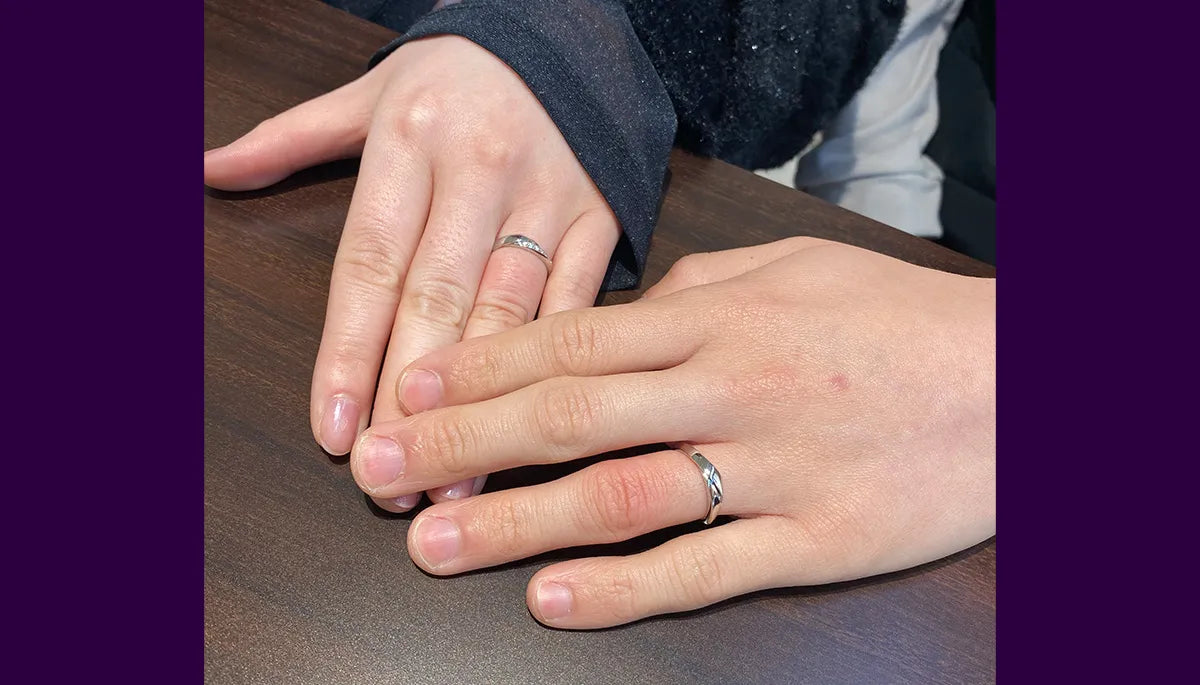 指輪のデザインや込められた想いが素敵だと思い「NIWAKA/ニワカ」を選びました