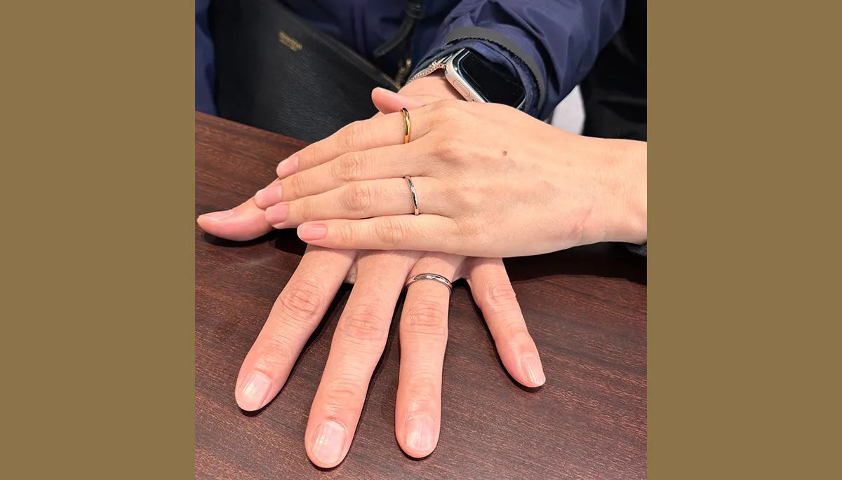 ダイヤの輝きに魅力を感じ「LAZARE DIAMOND / ラザール ダイヤモンド」に決めました