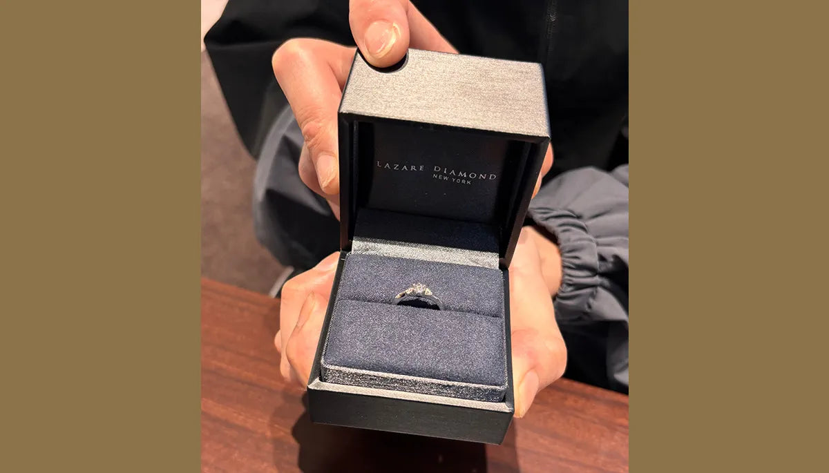 渡す相手のお気に入りだったから「LAZARE DIAMOND/ラザールダイヤモンド」を選びました