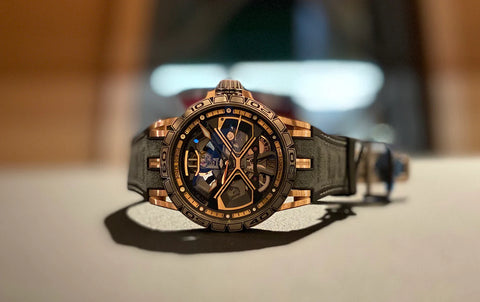 【ロジェ ・デュブイ 】 2019年話題の新作「エクスカリバー  ウラカン」入荷