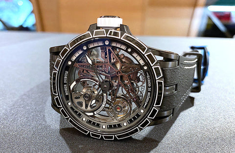 【ロジェ・デュブイ 】エクスカリバー スパイダー ピレリ オートマティック スケルトン 入荷