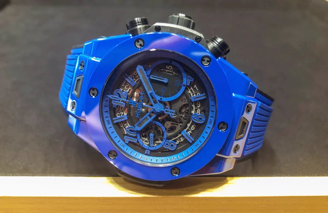 【新入荷】ウブロ  ビッグ・バン ウニコ ブルーマジック 世界限定500本 411.ES.5119.RX