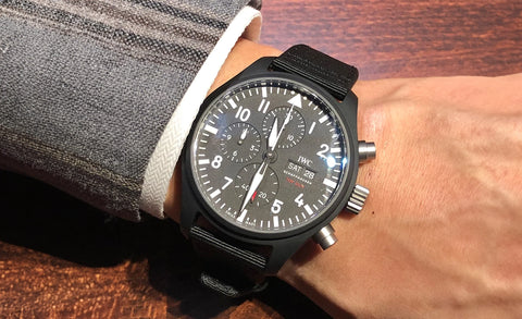【映画マーヴェリックで着用される？】IWC パイロット・ウォッチ・クロノグラフ ・トップガン IW389101入荷