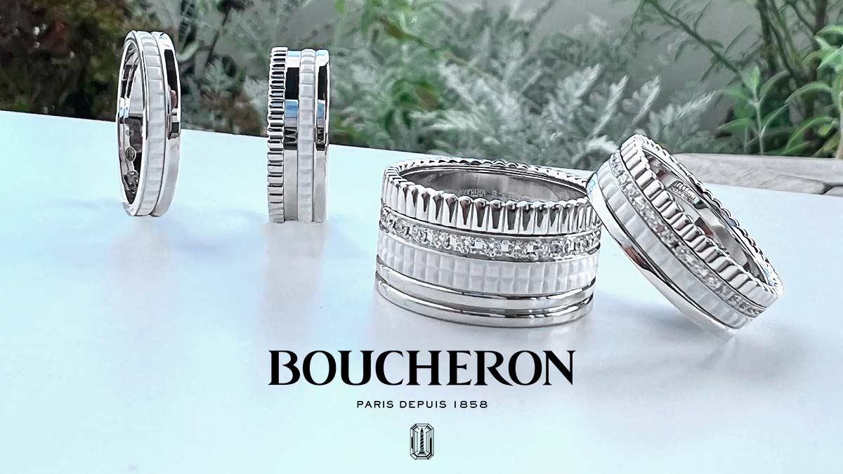 【BOUCHERON(ブシュロン)】新作キャトルダブルホワイト✨