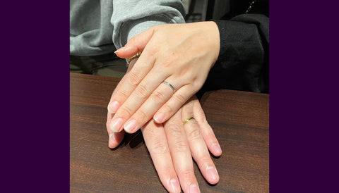 デザインとリングに込められた意味に惹かれた「NIWAKA/ニワカ」を選びました