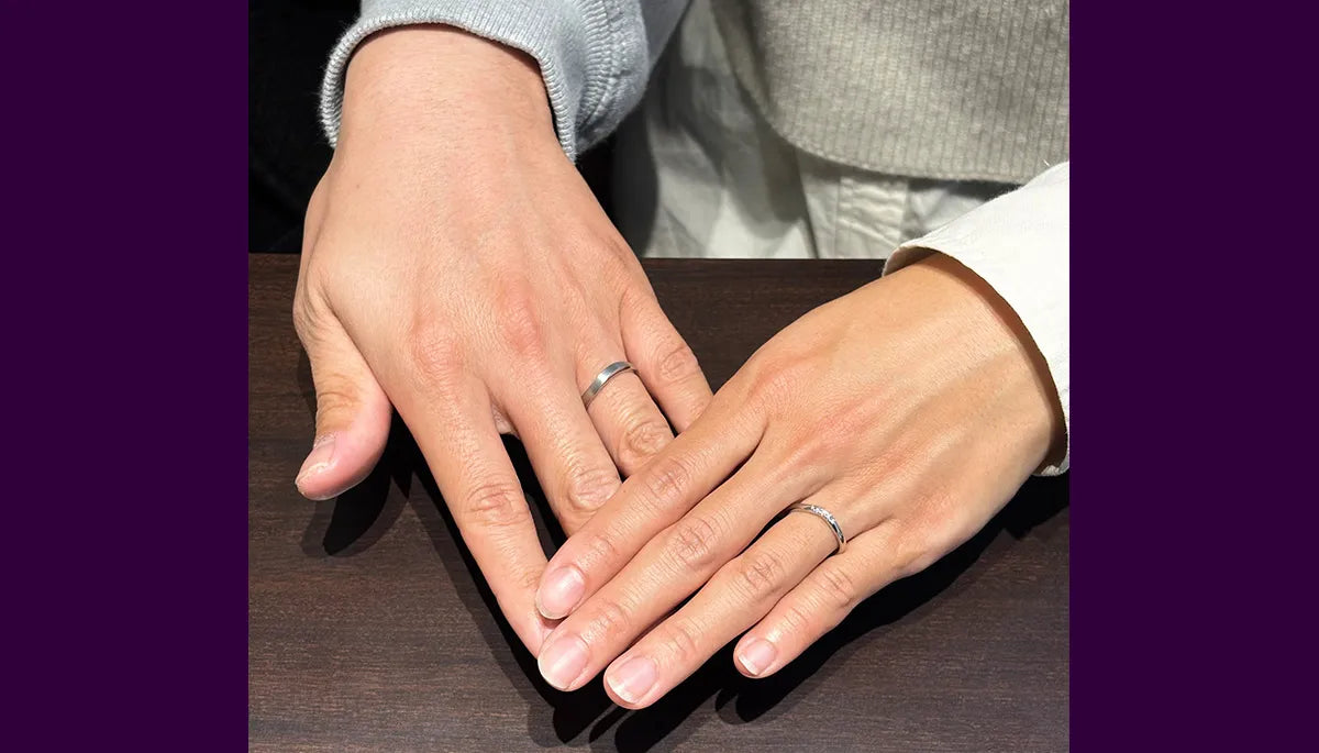 京都のブランドで、指輪の1つ1つに名前や意味があり素敵だと思った「NIWAKA/ニワカ」を選びました