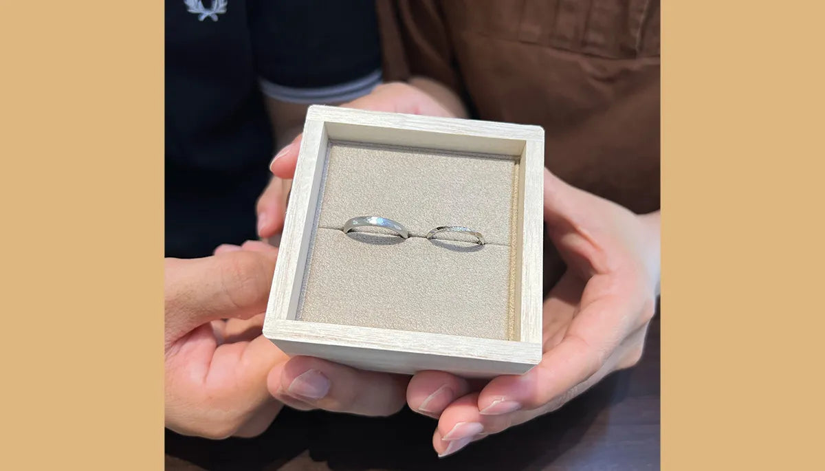 指輪一つひとつに由来があって素敵だと思い、《YUKA HOJO》を選びました