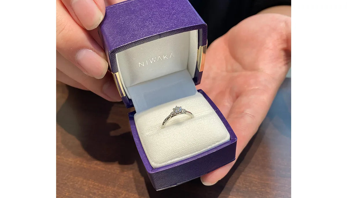 リング一つ一つに意味が込められており、デザイン等も気に入った「俄/ニワカ」を選びました。