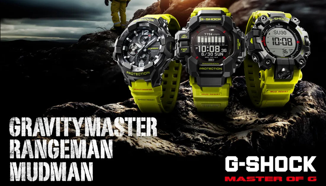 ［G-SHOCK 新作情報］M.O.Gシリーズ  グラビティマスター・マッドマン・レンジマン　GR-B300RY GW-9500MRY GPR-H1000RY