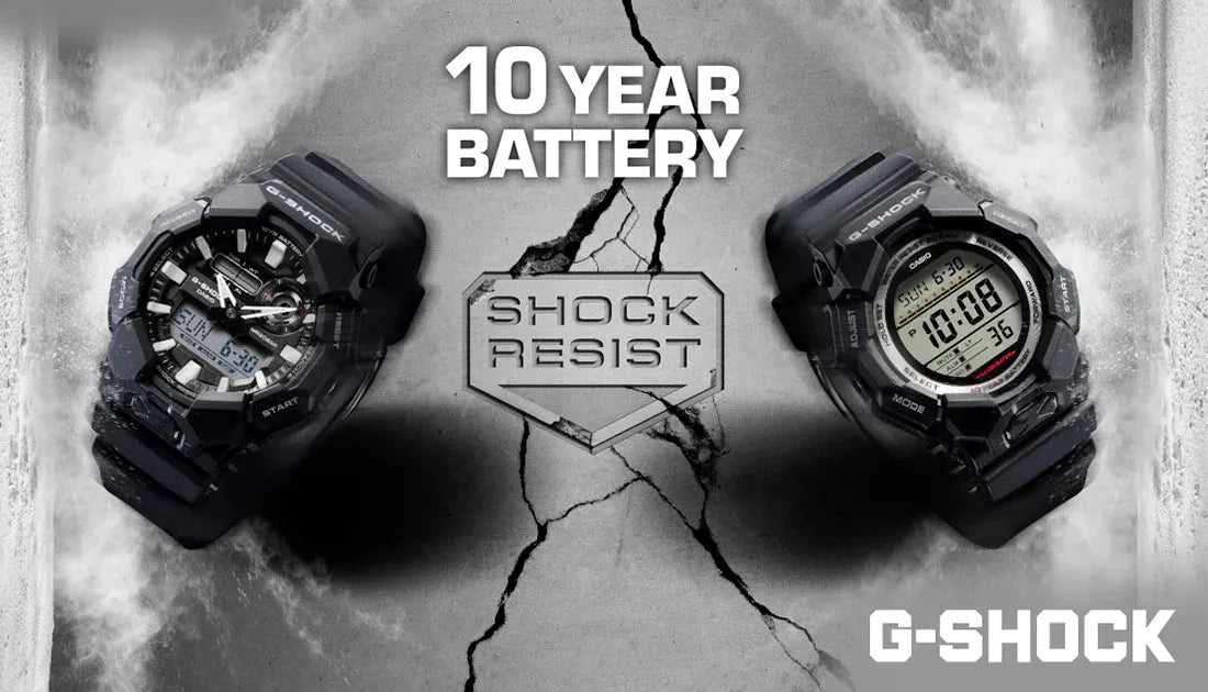 [G-SHOCK] ついに出た！10年バッテリーの優れもの！ GA-010-1AJF / GD-010-1JF