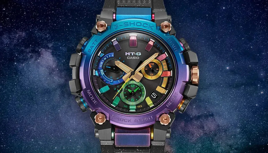 [G-SHOCK] 大人気のMT-Gレインボーシリーズから新作『MTG-B3000DN-1AJR』が登場！