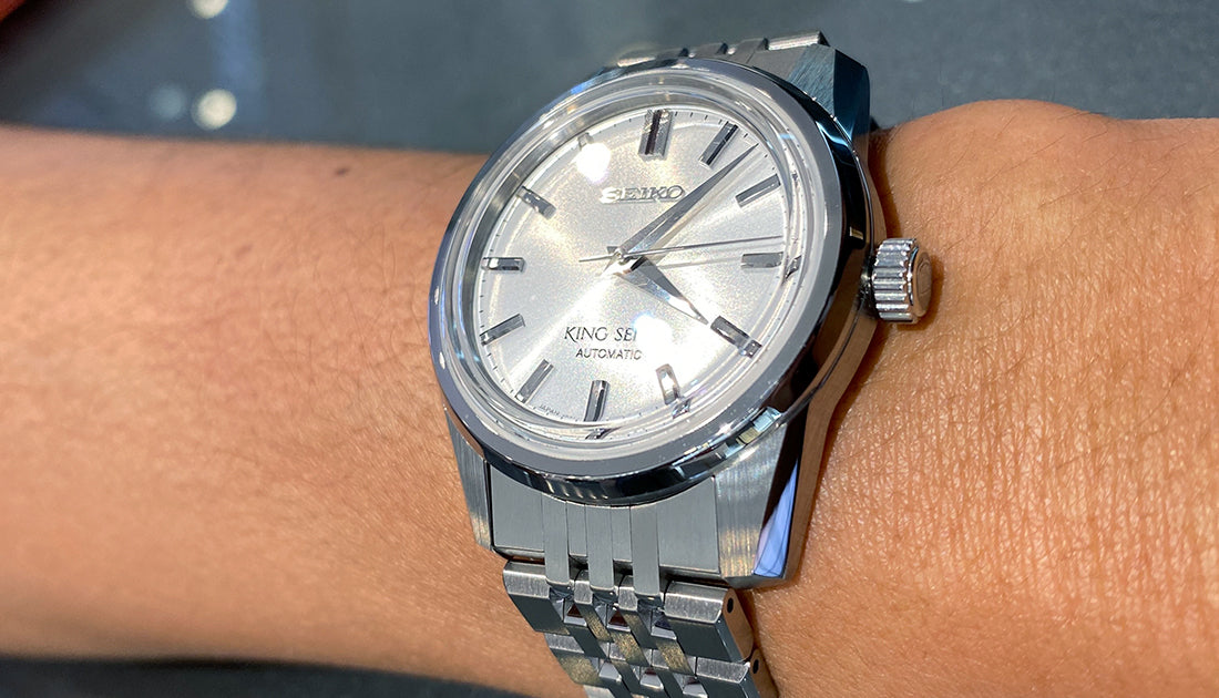 結納返しにキングセイコーをお選び頂きました