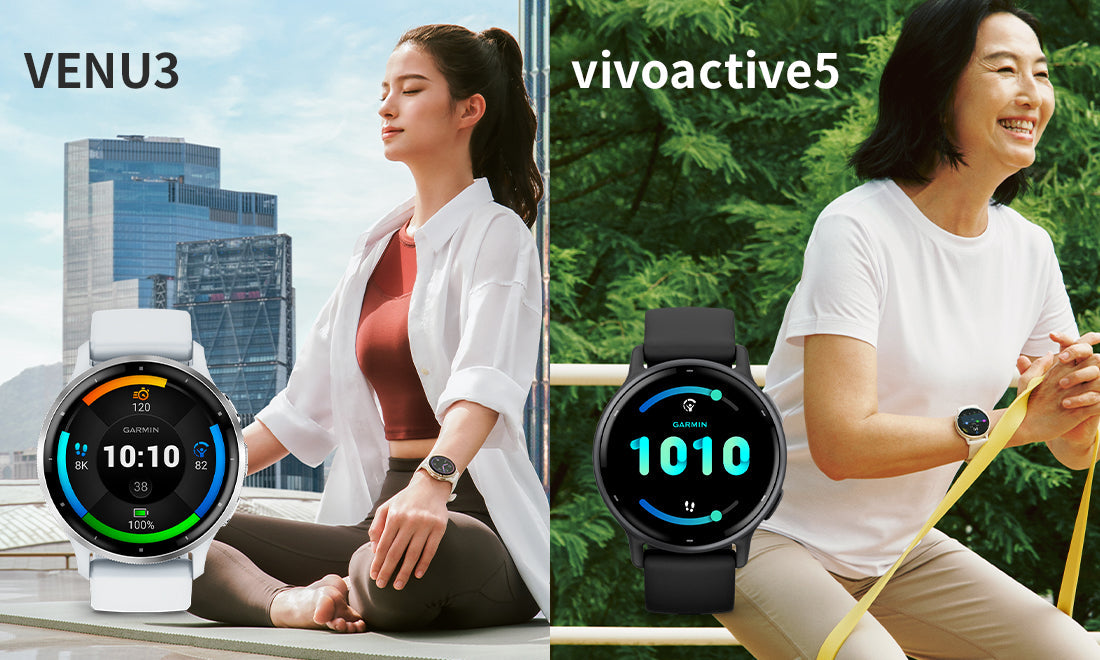 [GARMIN] ガーミン VENU3・vivoactive5のご紹介