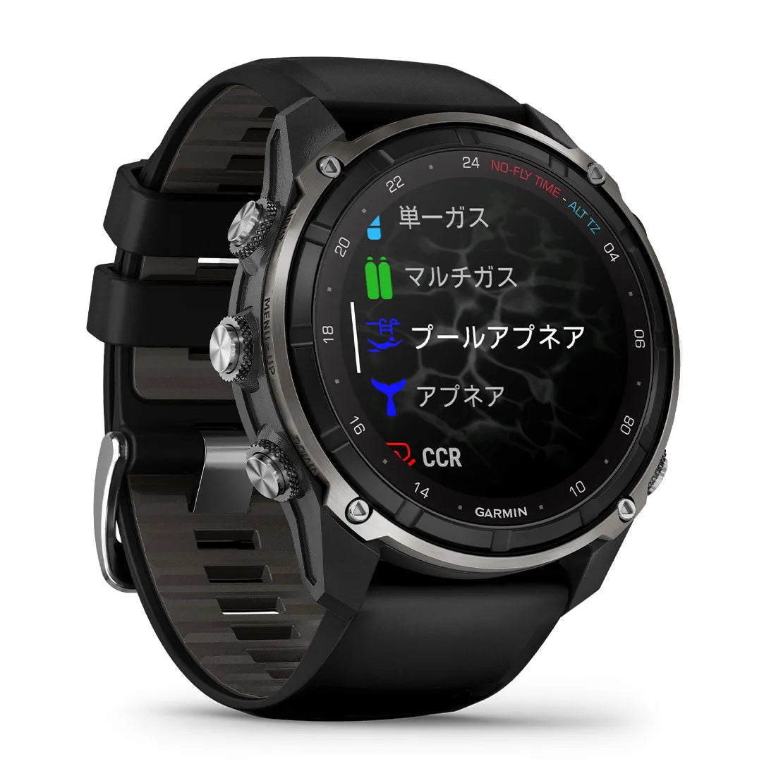 Descent Mk3i (ディセント) GPSダイビングコンピューター Black & Bare Titanium