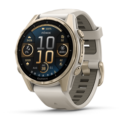 fenix 8 Sapphire AMOLED 43mm Soft Gold / Fog Gray 010-02903-16 fenix 8 Sapphire AMOLED 43mm Soft Gold / Fog Gray 010-02903-16