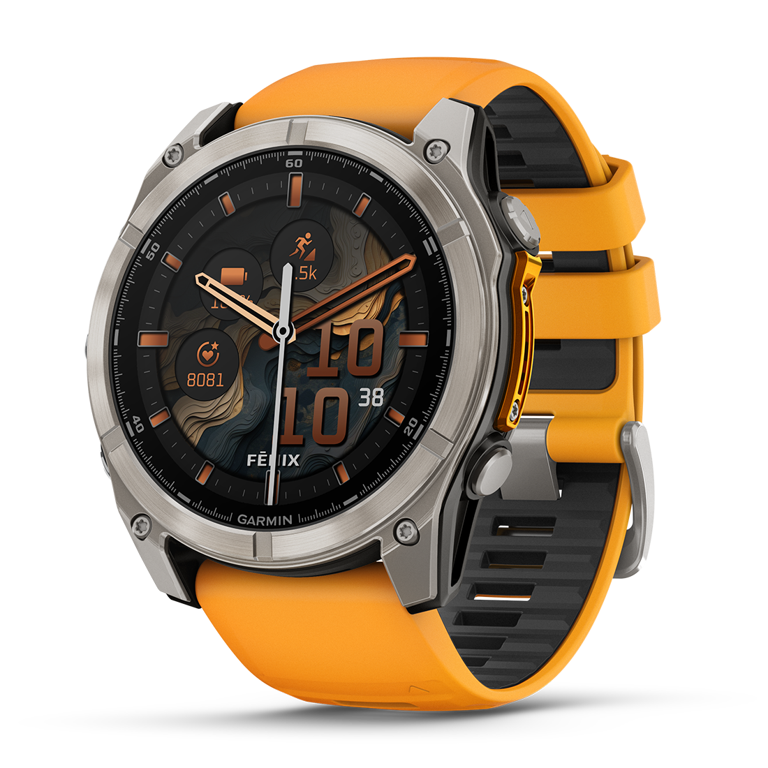 fenix 8 Sapphire AMOLED 51mm Ti / Orange