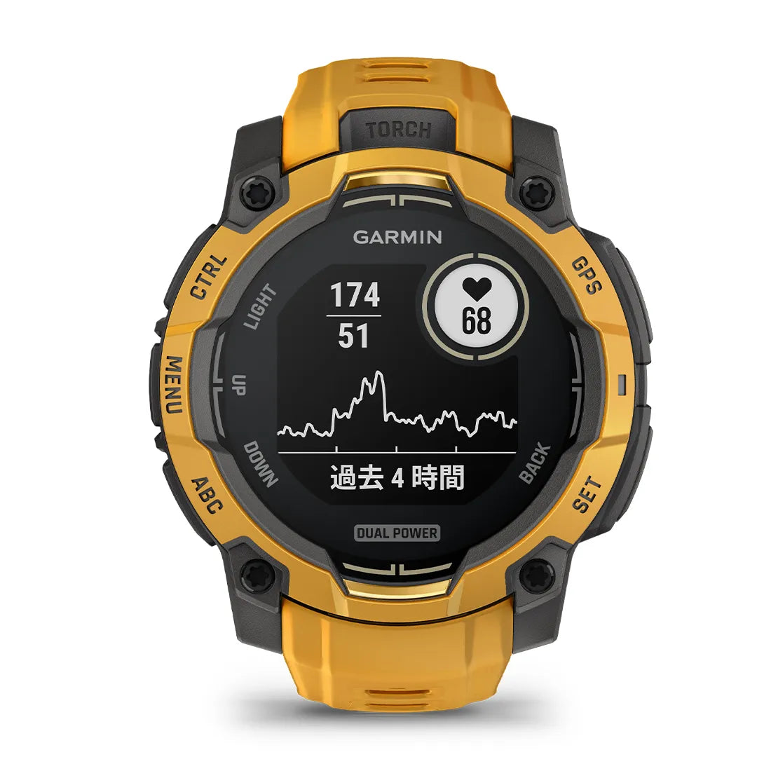 【予約注文】Instinct 3 Dual Power 45mm Alpine Rush Sunburst