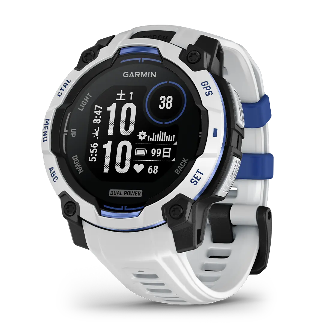 Instinct 3 Dual Power 45mm スーパーノヴァコレクション Whitestone