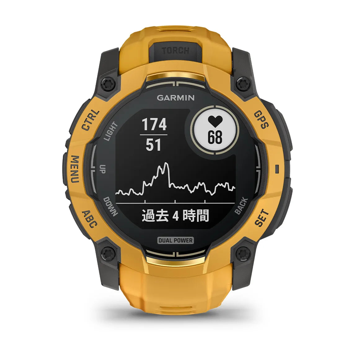 【予約注文】Instinct 3 Dual Power 50mm Alpine Rush Sunburst