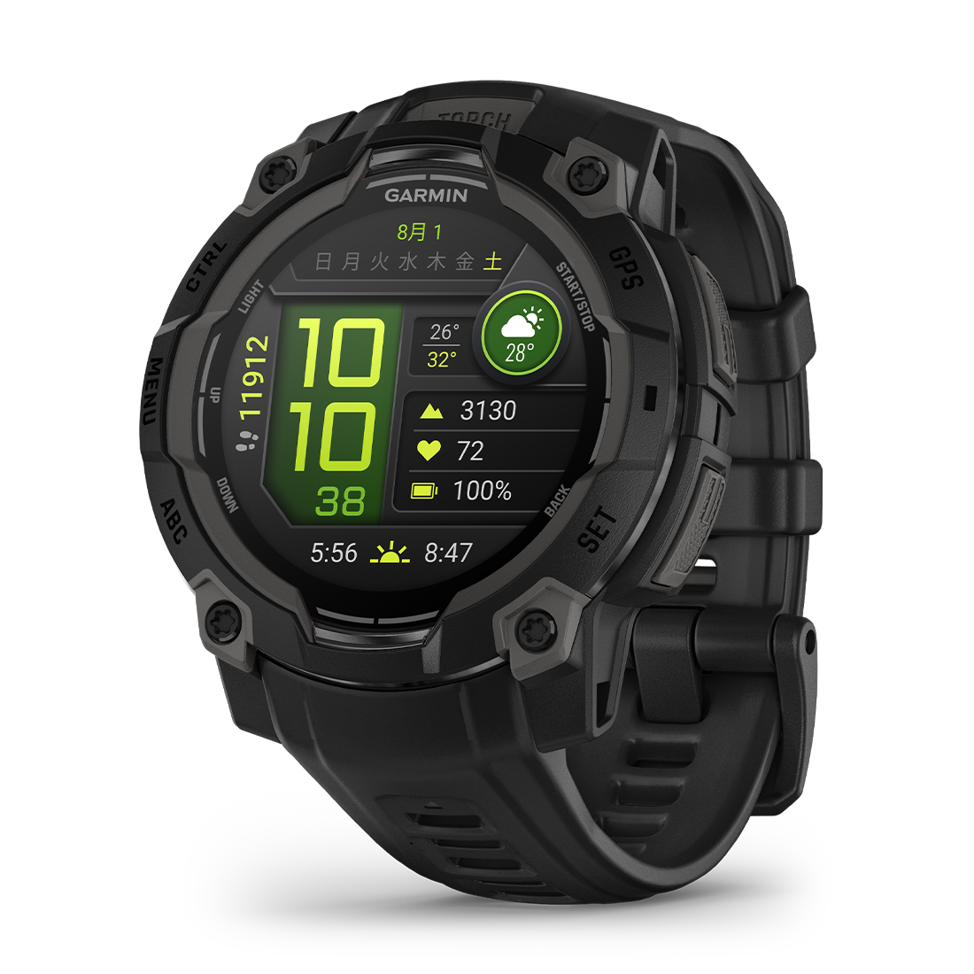 Instinct 3 AMOLED 45mm Black