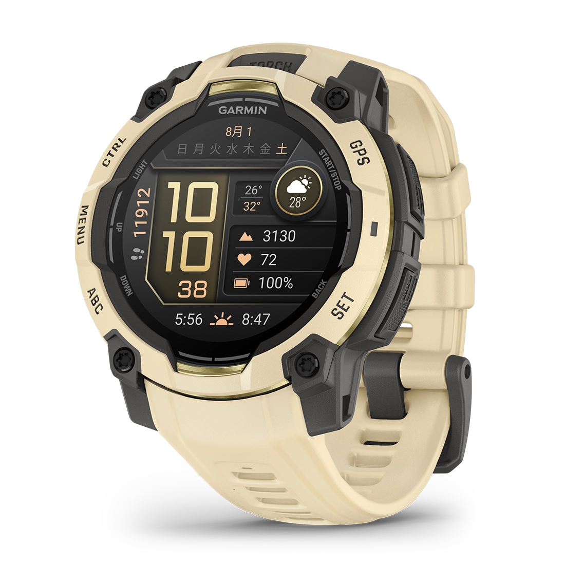 【予約注文】Instinct 3 AMOLED 45mm Alpine Rush Citrine