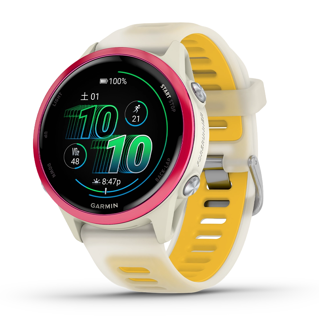 Forerunner 570 (フォアランナー) 42mm Raspberry/Mango