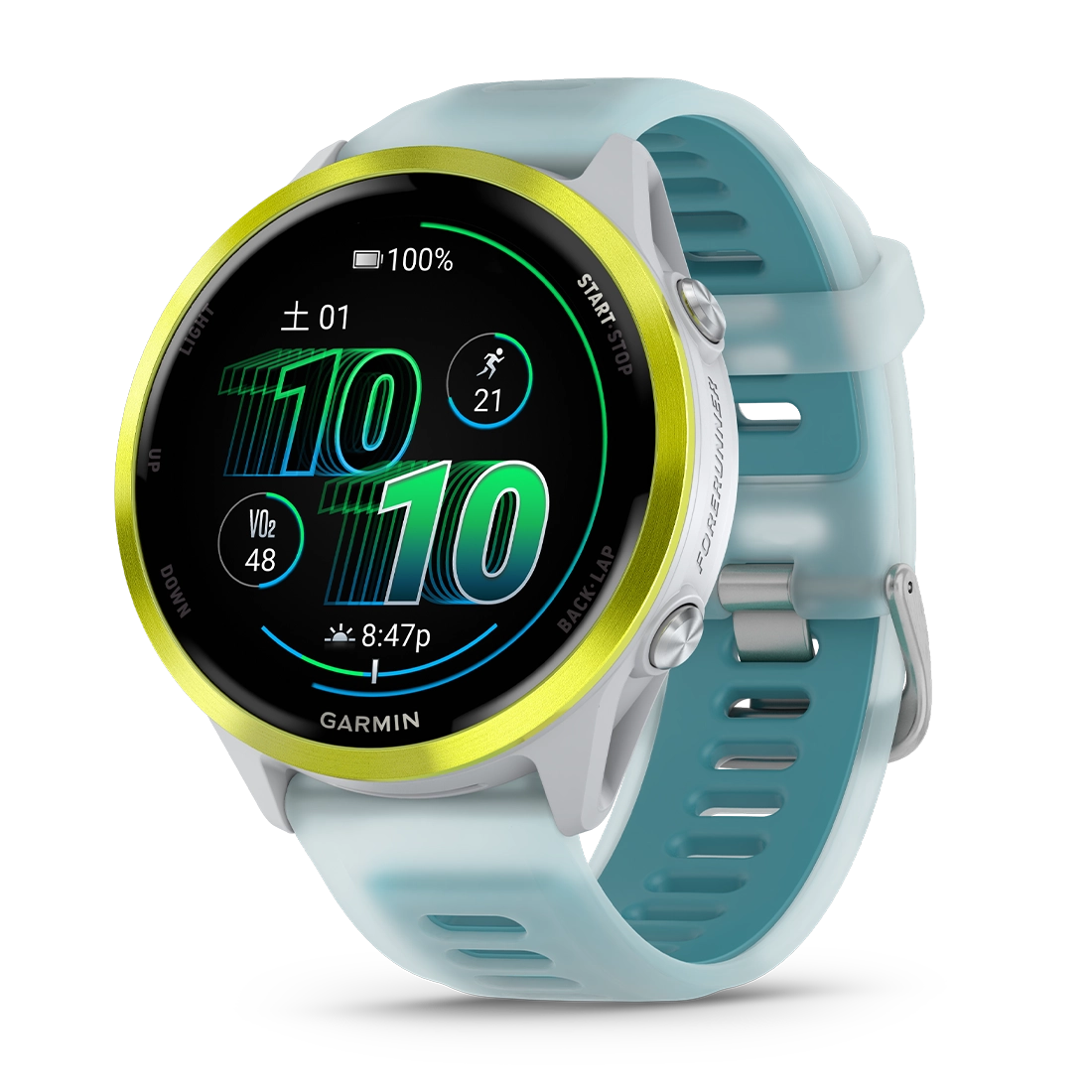 Forerunner 570 (フォアランナー) 47mm White/AmpYellow