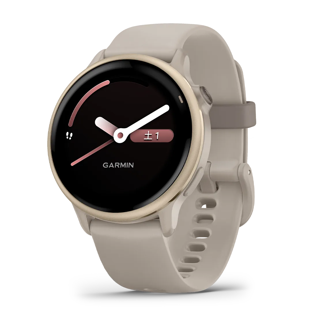 【予約注文】vivoactive 6 French Gray/Paloma Cream Gold
