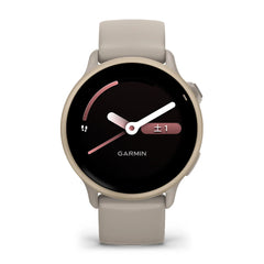 【予約注文】vivoactive 6 French Gray/Paloma Cream Gold