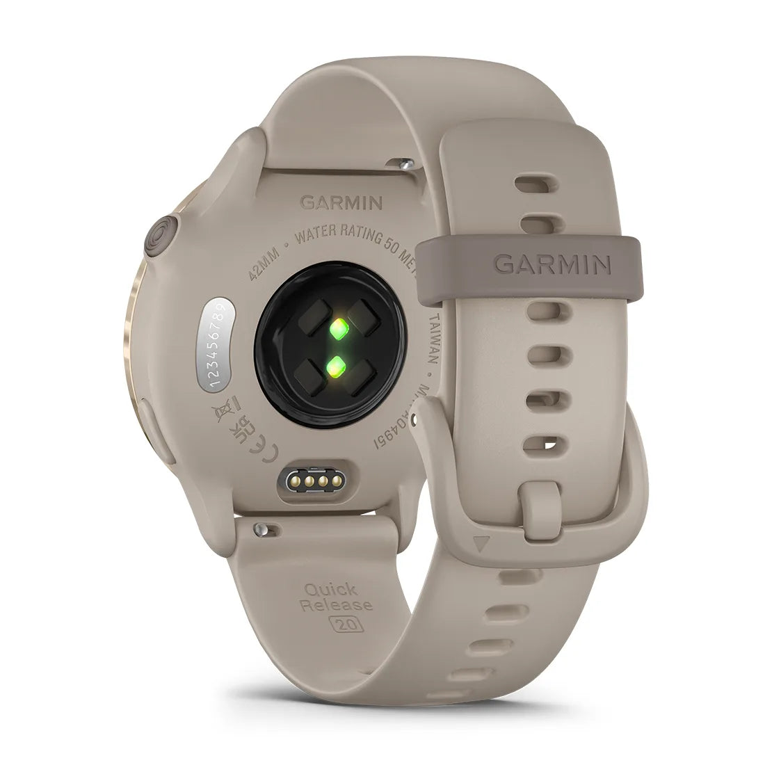 【予約注文】vivoactive 6 French Gray/Paloma Cream Gold